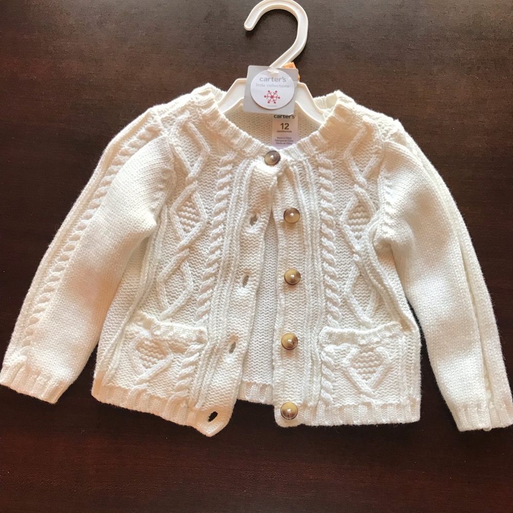 NWT button up sweater